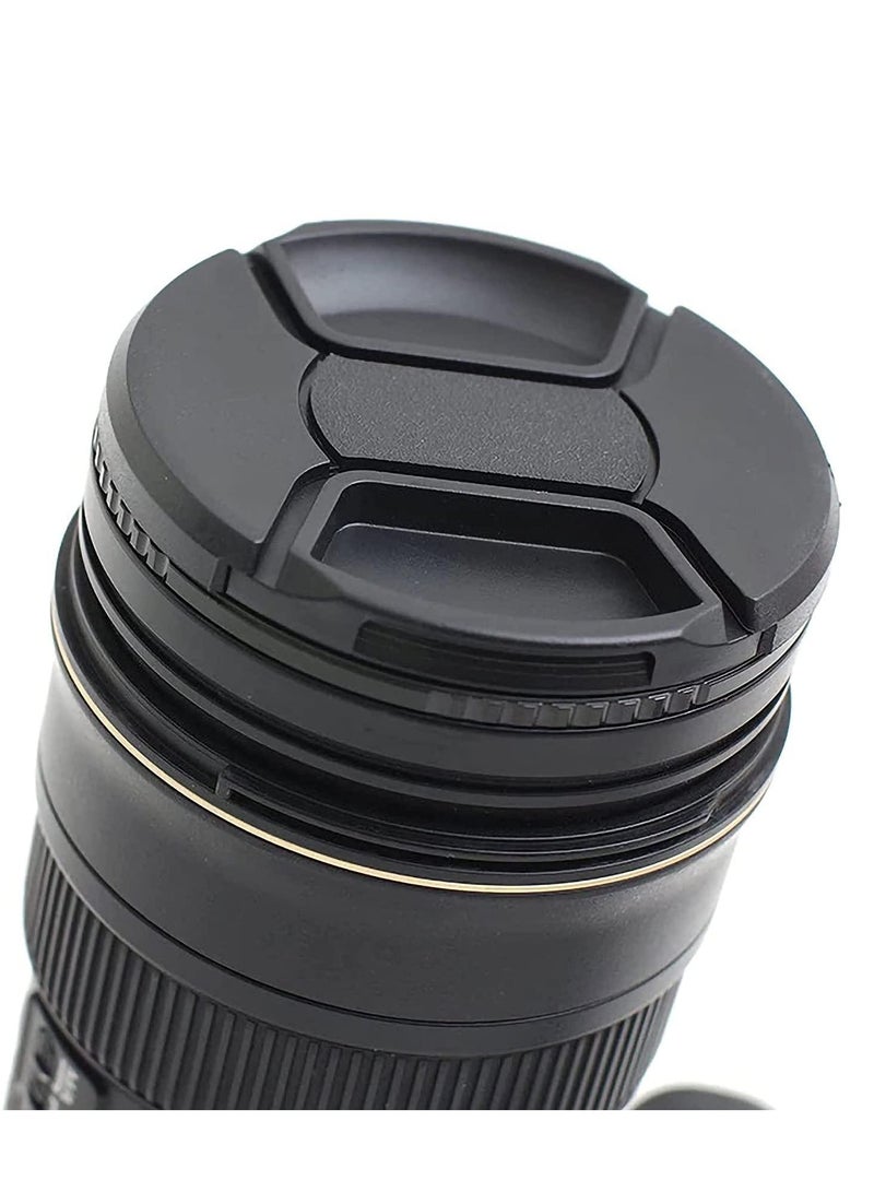 Coopic 2 x 46mm Lens Cap Front Cover Protector Snap On Center Pinch for Camera Canon Nikon Sony DSLR - Image 5