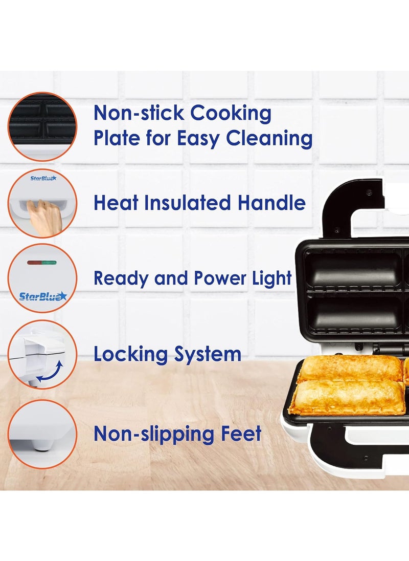 Sausage Roll Maker by StarBlue – Make 4 Quick Breakfast Sausage Rolls, Free Recipe Ebook, 850W - pzsku/Z1C95C7AA0D928075889BZ/45/_/1732791804/5205f7aa-3ff5-4c45-8c18-1feb49b6629c