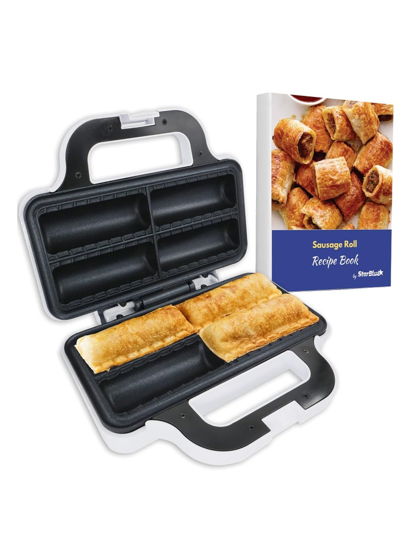 Sausage Roll Maker by StarBlue – Make 4 Quick Breakfast Sausage Rolls, Free Recipe Ebook, 850W - pzsku/Z1C95C7AA0D928075889BZ/45/_/1732791806/6040d2fc-a874-4515-aced-f5d8612fbc76