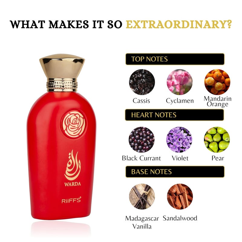 RIIFFS Warda Perfume for Women 100ML - Image 4