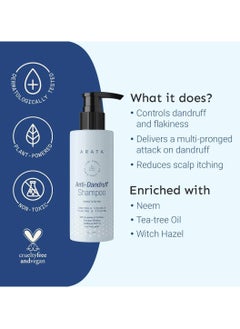 ARATA Arata Anti Dandruff Shampoo For Normal To Oily Hair (200 Ml)  - Image 3
