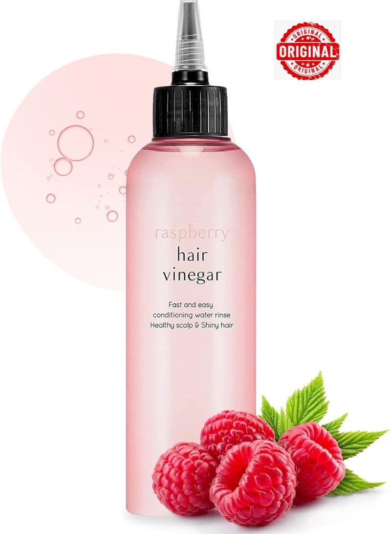 A'PIEU Raspberry Scalp Vinegar Hair Rinse  200 ml  Balances Hair &  pH Level - Smoother and Shinier Hair - Clarifies Detangles and Encourages Hair Growth - Image 1