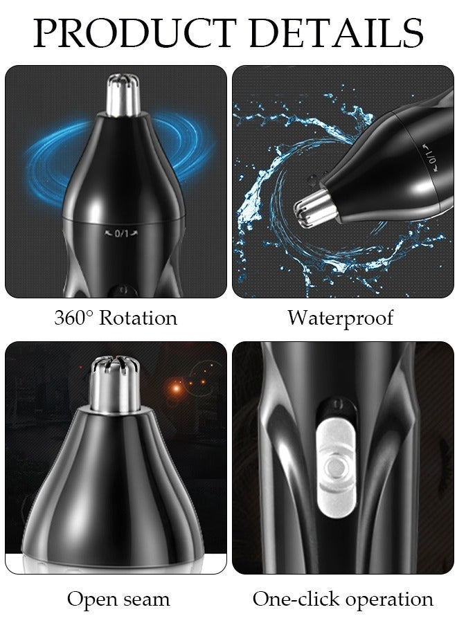 DUNISO 5in1 Shaver Portable Electric Shaver Powerful Storm Shaver for Men with 3 Replacement Headers, Multifunctional Electric Razor, USB Shaver for Travel - Image 2