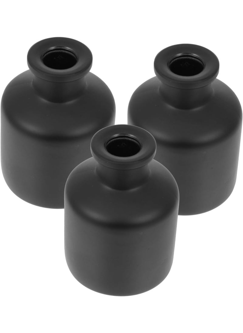 Healeved Healeved 3pcs Frosted Aromatherapy Bottles Essential Oil Fragrance Bottles for Home Desktop Aroma Diffuser Containers for Perfume and Essential Oils 