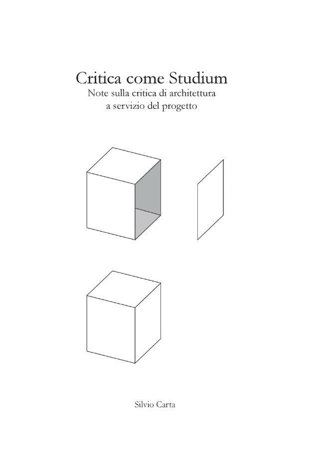 Critica come Studium - Note sulla critica di architettura a servizio del progetto  - Image 1