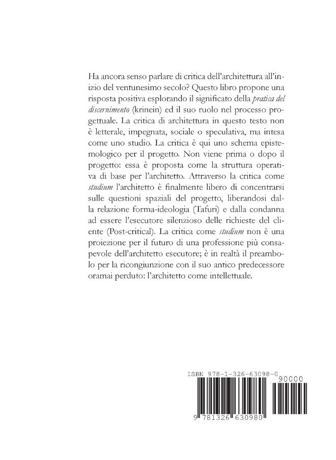 Critica come Studium - Note sulla critica di architettura a servizio del progetto  - Image 2
