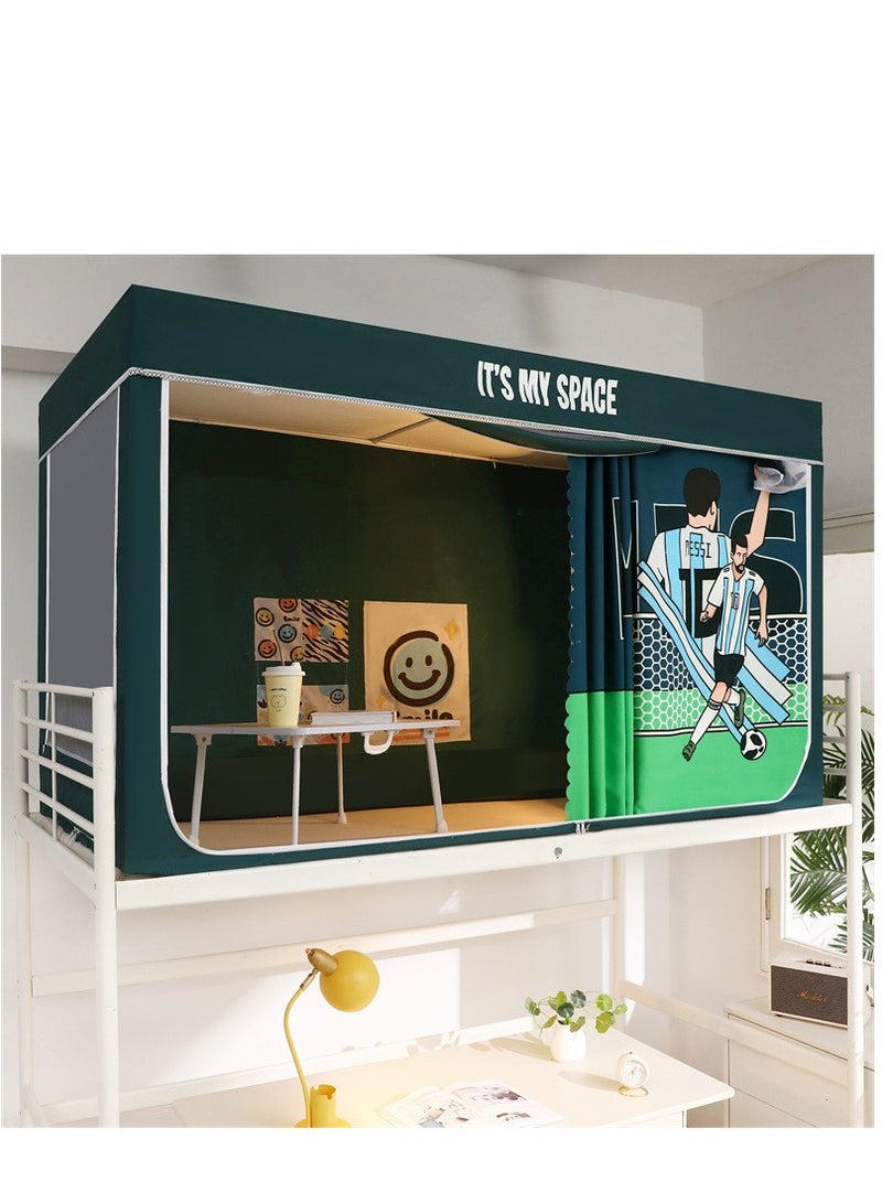 XiuWoo Bed Canopy Tents Curtain Blackout Curtain Single Bed Tent Curtain Student Shading Cloth Bed Canopy Mosquito Net Student Sleep Privacy Protection - Image 1