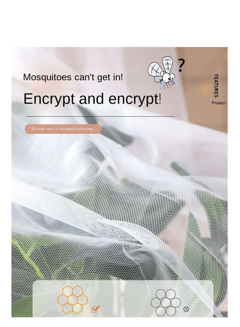 XiuWoo Bed Canopy Tents Curtain Blackout Curtain Single Bed Tent Curtain Student Shading Cloth Bed Canopy Mosquito Net Student Sleep Privacy Protection - Image 2