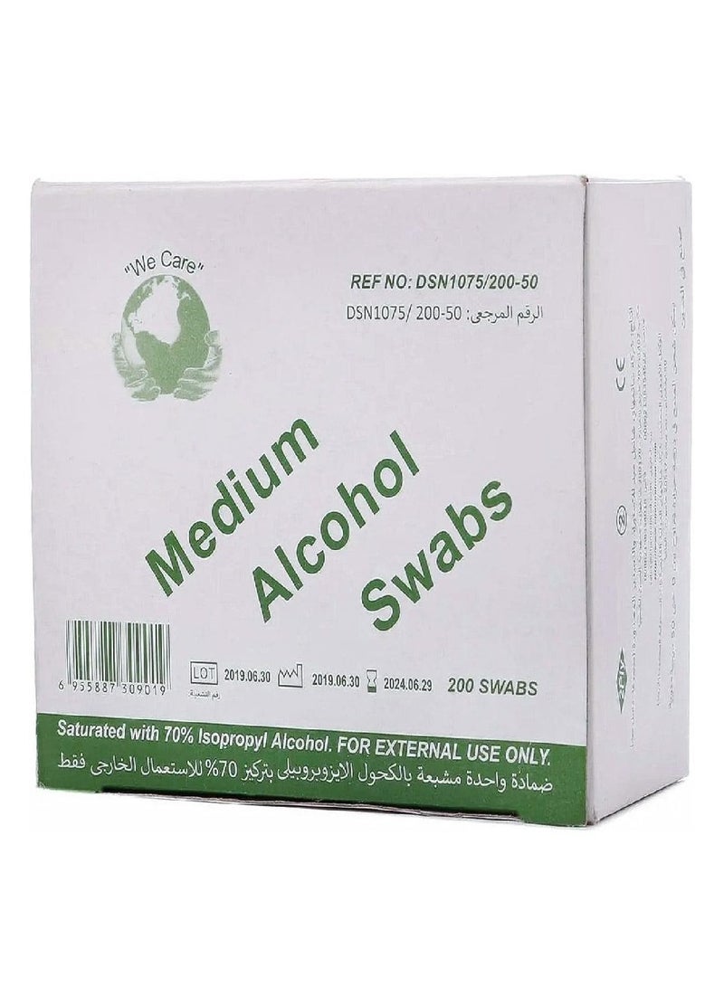 Focus alcohol swabs 200 pieces