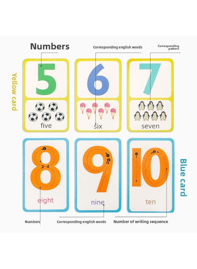 Children's Five-in-One Early Education Sensory Intelligence Games Calculation Thinking Training Parent-child Cultivation Kindergarten-Color:Five-in-one Number Sense Computing Game-Specifications:20.5*18.5*3cm  - Image 5