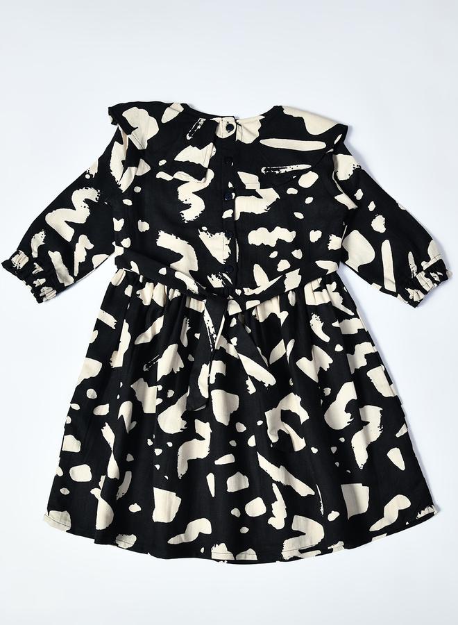 BELLA MODA Printed Fit-and-Flare Dress - Image 2