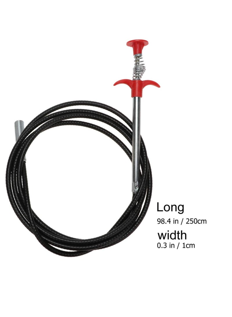 Baluue Flexible Grabber Tool Drain Cleaning Tool Extendable Grabber Claw Pick Up Tool Spring Grabber Tool for Litter Pick Home Sink Drains Toilet - Image 2