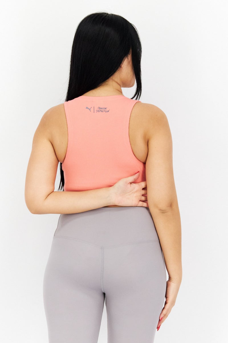 PUMA Women Sportswear Fit Sleeveless  Tank Top, Peach - Image 4