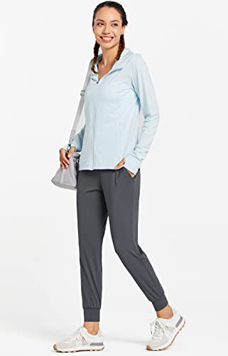 Libin Women's Joggers Pants Athletic Sweatpants with Pockets Running Tapered Casual Dance Pants for Workout,Lounge, Dark Grey XS - Image 5