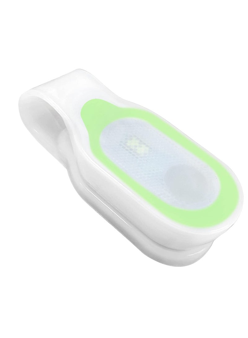 Lightweight LED Clip-On Flashlight for Nurses and Outdoor Activities Ideal for Night Shifts Walking Running and Pet Care Green - Image 1