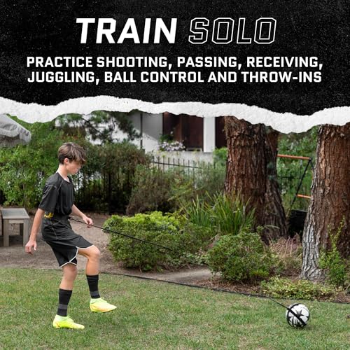 SKLZ StarKick HandsFree Adjustable Solo Soccer Trainer Fits Ball Sizes 3 4 and 5 Volt - Image 3