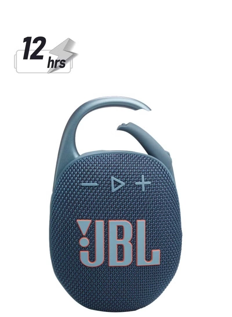 جي بي إل مكبر صوت كليب 5 المحمول بتقنية البلوتوث باللون الأزرق - Image 1