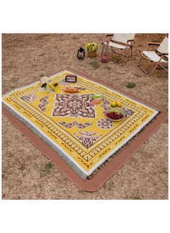 KinCarpet Yellow Multipurpose Outdoor Camping Blanket and Dining Cloth  - Image 1