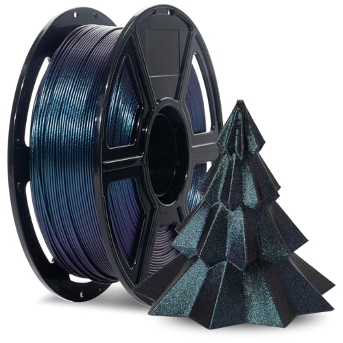 FLASHFORGE Rapid PETG Filament 1.75mm Burnt Titanium, 600mm/s Fast Printing, 3D Printer Filament 1kg Spool, Dimensional Accuracy +/- 0.02mm, Changing Colors with Light, Perfectly Hide The Layer Line - Image 1