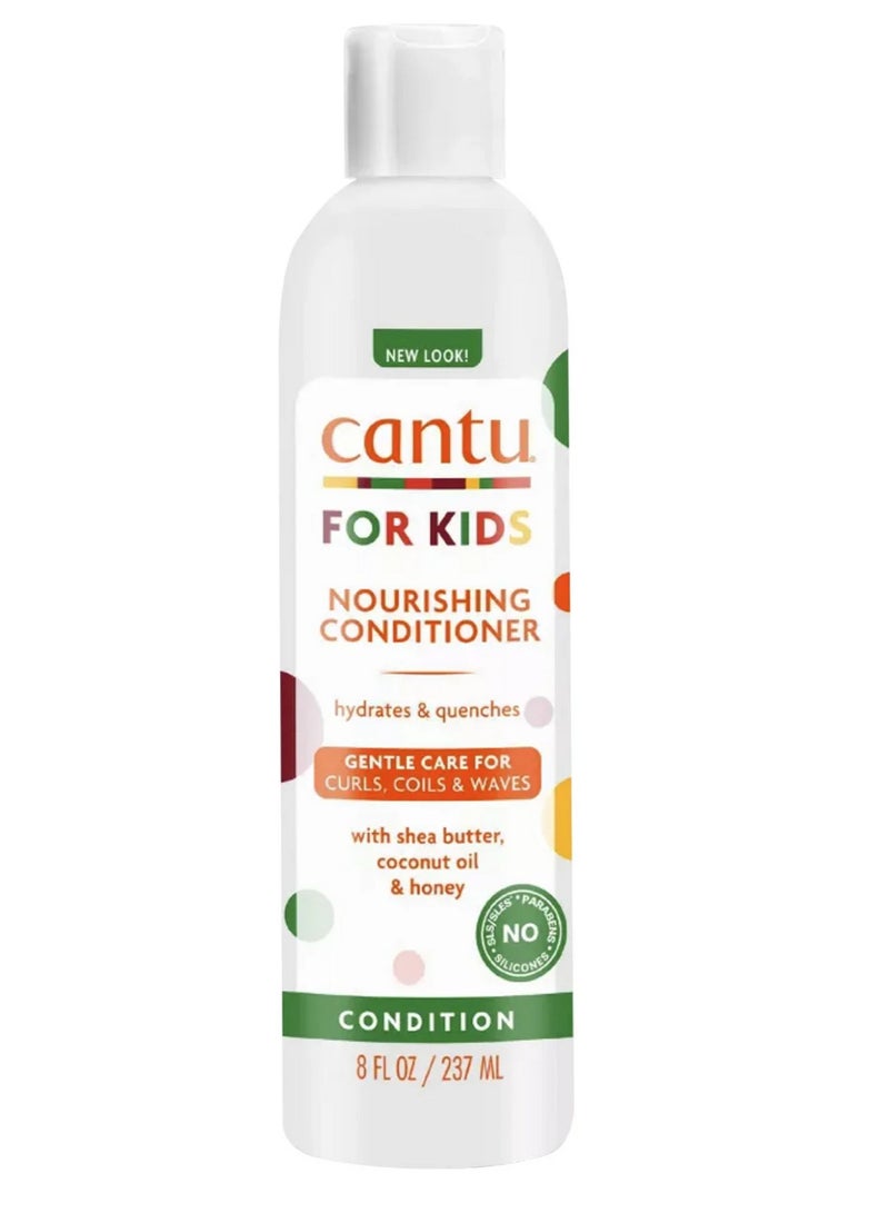 كانتو بلسم مغذي للأطفال خالي من الكبريتات مع زبدة الشيا وزيت جوز الهند والعسل 237 مل - Image 1