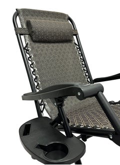 RENOVO Patio Chaise Lounges Chair gravity chair with adjustable backrest and footrest Sunlounger for Poolside Backyard and Beach  - Image 5