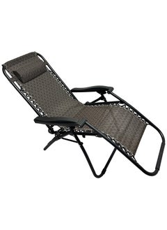 RENOVO Patio Chaise Lounges Chair gravity chair with adjustable backrest and footrest Sunlounger for Poolside Backyard and Beach  - Image 4