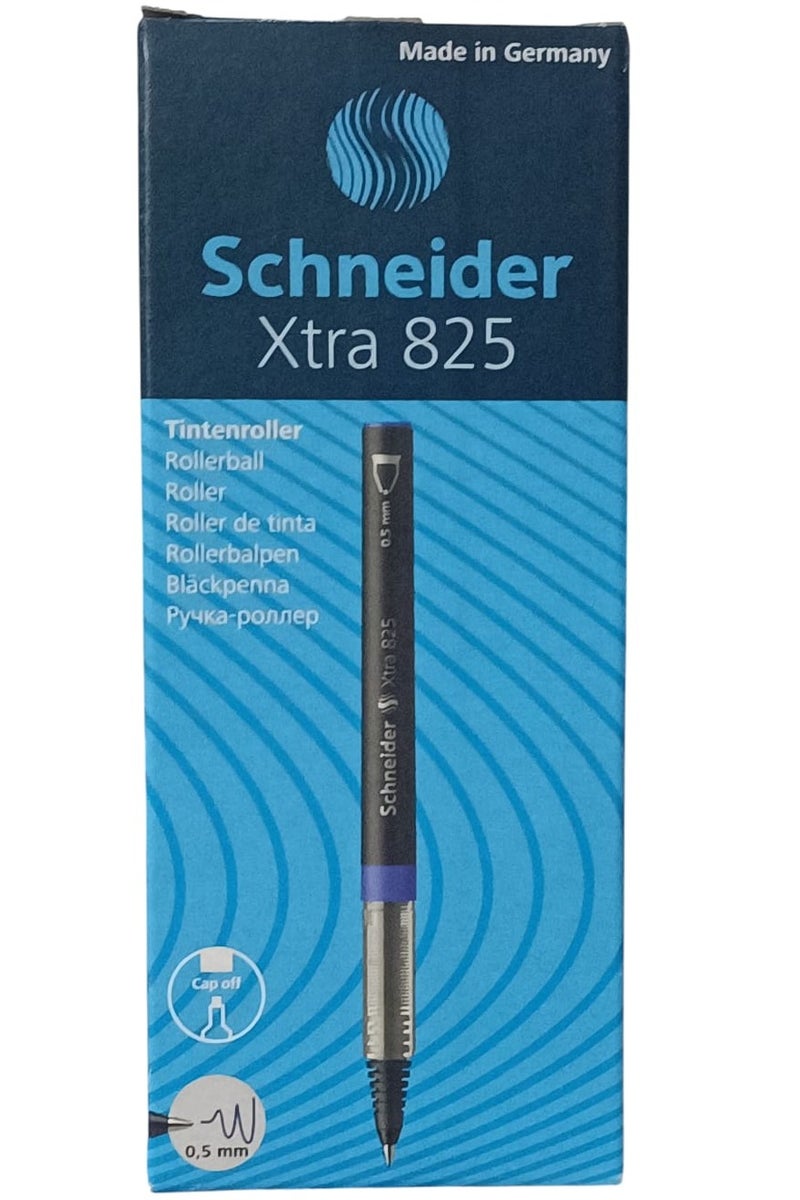 شنايدر قلم اكسترا حبر سائل لون أزرق علبه 10 قلم - Image 1