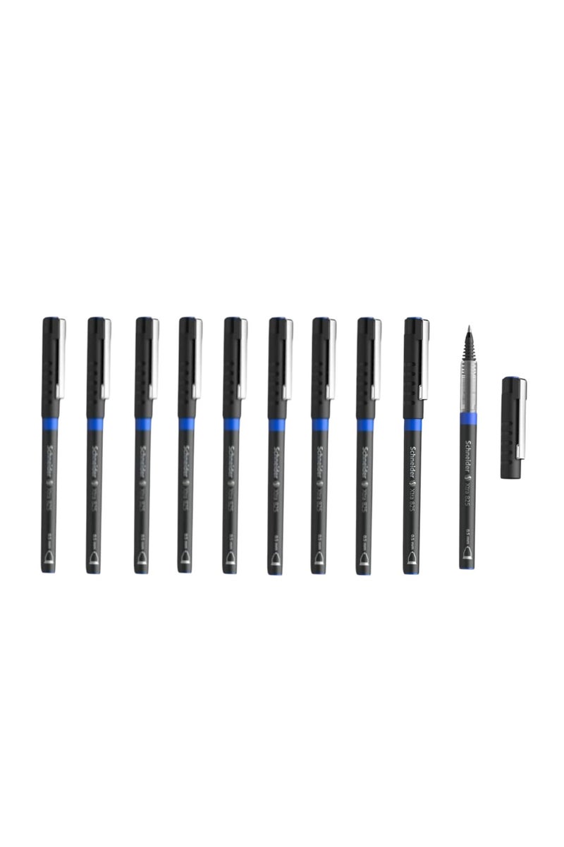 شنايدر قلم اكسترا حبر سائل لون أزرق علبه 10 قلم - Image 3