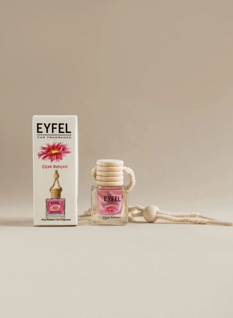 آيفيل معطر جو للسيارة برائحة حديقة الزهور - عطر سائل يدوم طويلاً مع موزع خشبي، 10 مل - Image 5