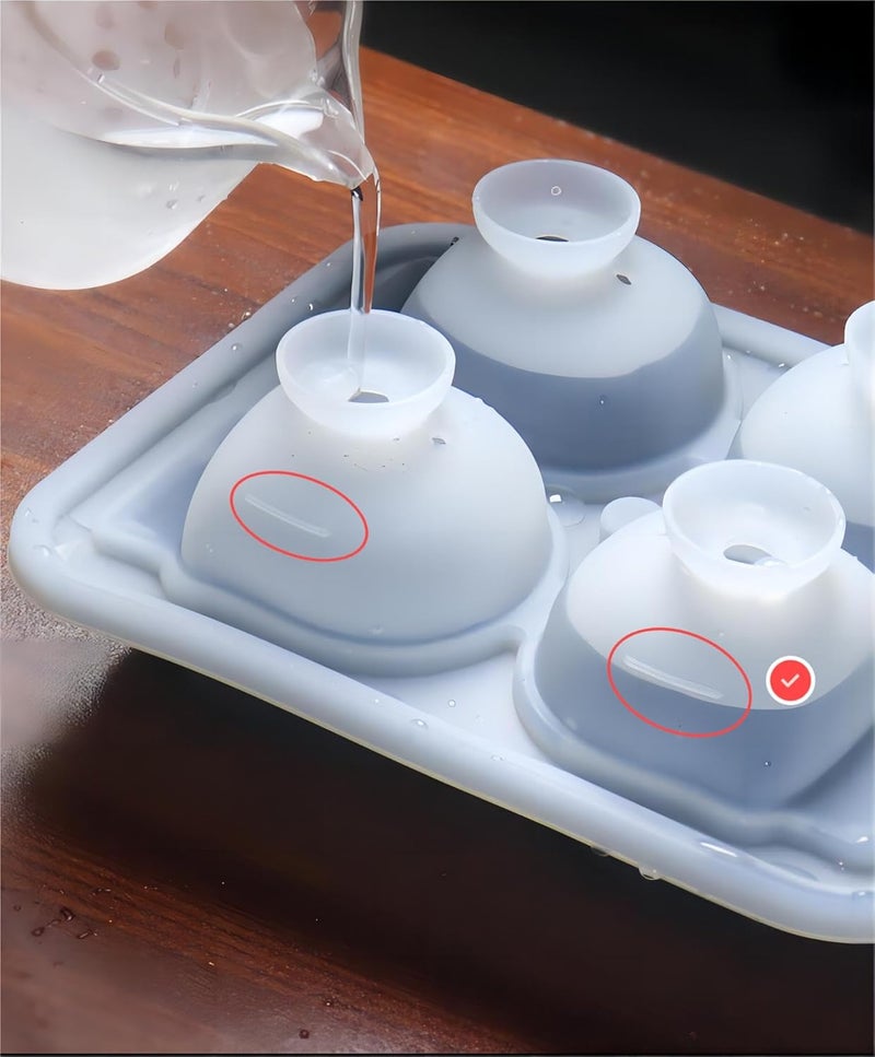 Gwindrise 2Pack Skull Ice Cube Tray 25 Large Skull Ice Molds for Halloween Decor BPAFree Silicone Easy Release Perfect for Whiskey Cocktails and Bourbon - Image 3