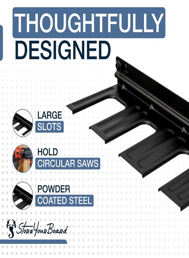 StoreYourBoard Power Tool Organizer, Wall Mount Garage Storage Rack, Solid Steel - Image 5