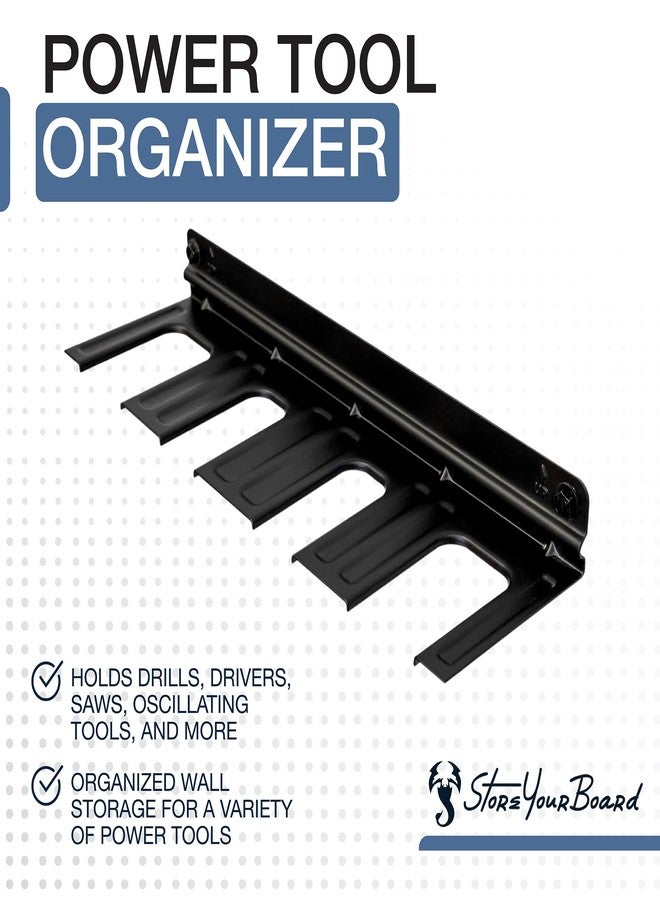 StoreYourBoard Power Tool Organizer, Wall Mount Garage Storage Rack, Solid Steel - Image 3