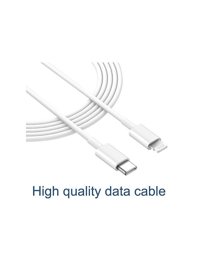 erorex - iPhone Fast Charger Lightning Cable 2-Pack USB-C to Lightning Cable (6.6Ft) Fast Charging Compatible with iPhone14/14 Plus/14 Pro/14 Pro Max/13/13pro/12/12 Pro/12 Pro Max/11/iPad - Image 1