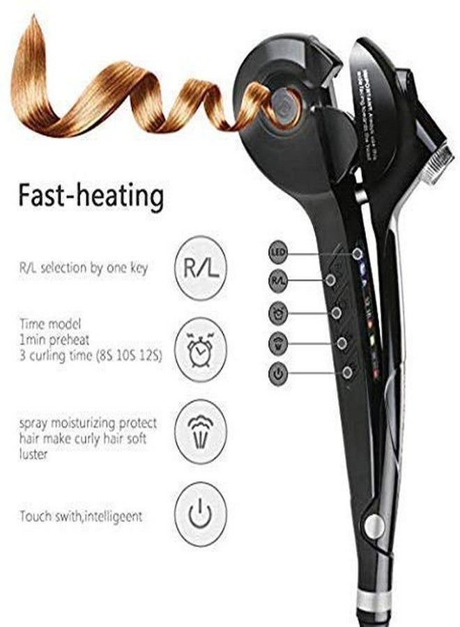PARYAVARAN ASGH pro Curl - hair Curl Hair Styler Ceramic Simply Straight Hair Curler (black colour) - Image 3