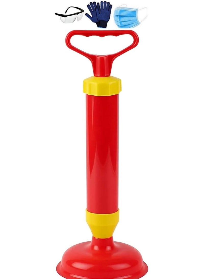 Abbasali Bathroom Blockage Cleaner Toilet Sink Drain Shock Pump Plunger - Image 1