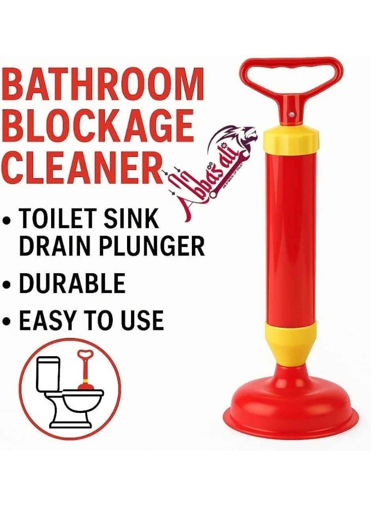 Abbasali Bathroom Blockage Cleaner Toilet Sink Drain Shock Pump Plunger - Image 5