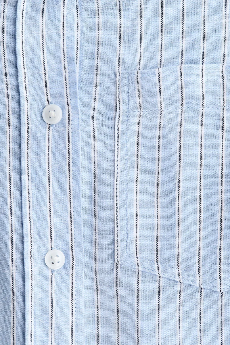 H&M  Linen-blend shirt for Women | Best Price UAE