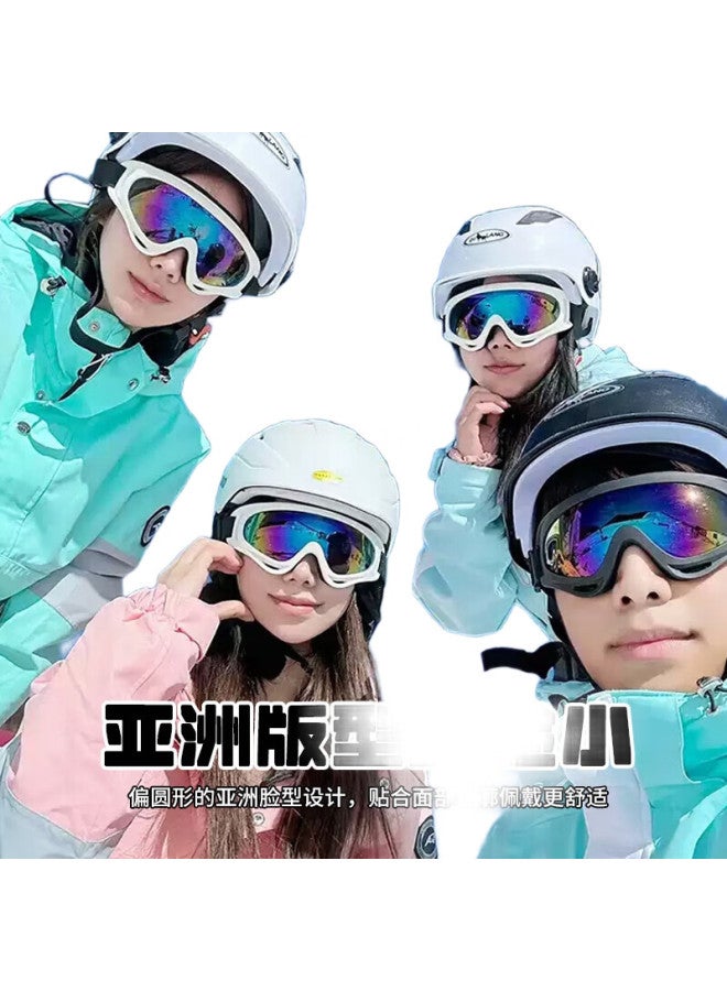 HB Ski Goggles X400 - White Frame Colorful Lens Windproof Motorcycle Riding Glasses Tactical Windproof Sand Off-Road Outdoor Sports - Image 3