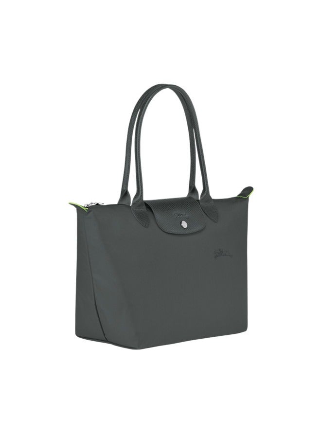 Long women's classic fashion multi functional medium travel bag dumpling bag handbag shopping bag long handle shoulder bag graphite grey - Image 4