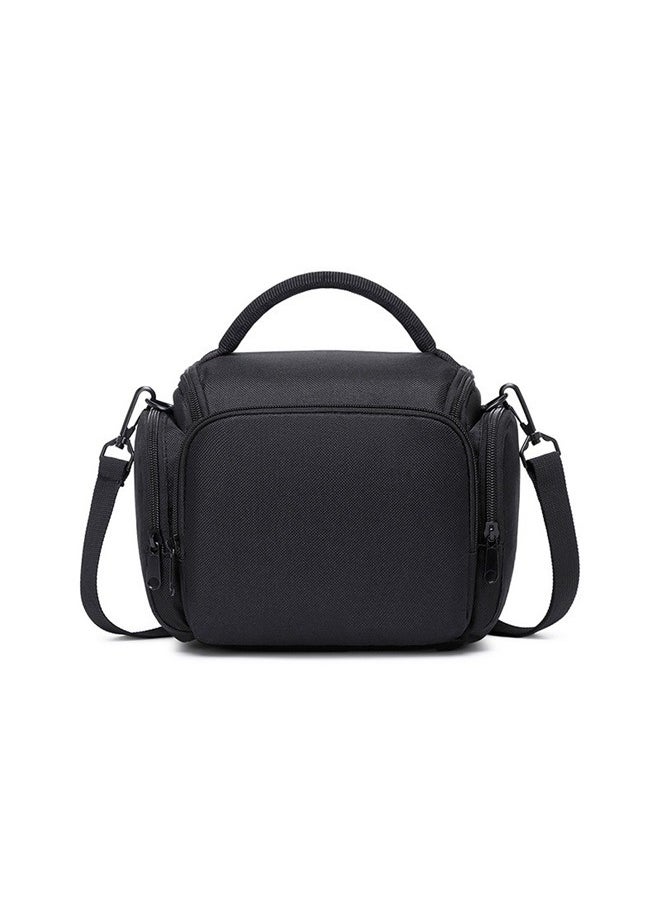 yongsheng Zippered Padded Camera Bag Black，Camera Case Bag Photography Accessories Camera Storage Carrying Case with Removal Straps for Women Men  - Image 1