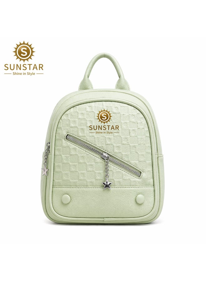 SUNSTAR Mini Backpack for Women & Girls – Stylish Compact Fashion Bag with Zipper Pocket