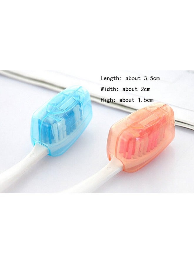 TOPSKY Daily Needs Plastic Toothbrush Cap Head Cover For Hygiene And Travel -Et Of 5 Piece, Multi-coloured - Image 4