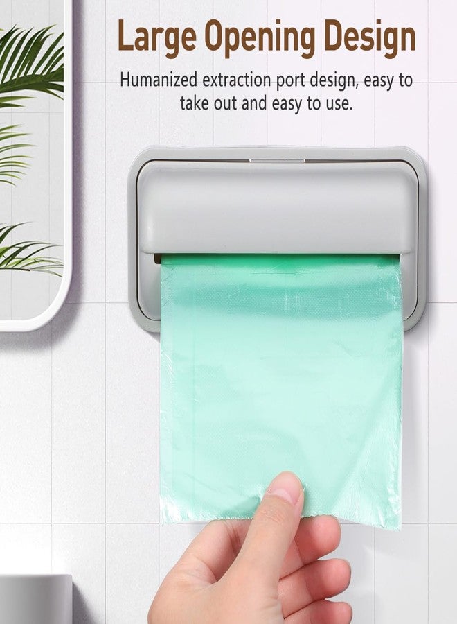 CORHAD 3 Pack Adhesive Wall Mount Trash Bag Holders Plastic Bag Storage Boxes Organizer for Kitchen Bathroom Compact 5.90X2.67X1.77 Inch - Image 5