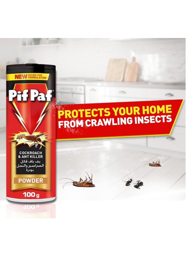 Pif Paf Cockroach & Ant Killer Powder 100g x 3 - Image 5