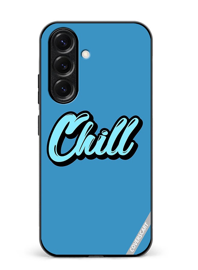 VR CREATIVE Protective Case Cover For Samsung Galaxy S25 Chill In Blue Color Design Multicolour