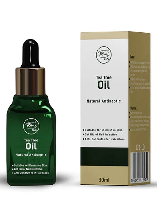 Rivaj UK - RIVAJ 30ML TEA TREE OIL ANTISEPTIC - Image 1