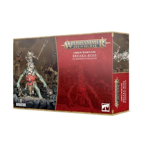 Games Workshop Age of Sigmar Orruk Warclans BreakaBoss On Mirebrute Troggoth - Image 1