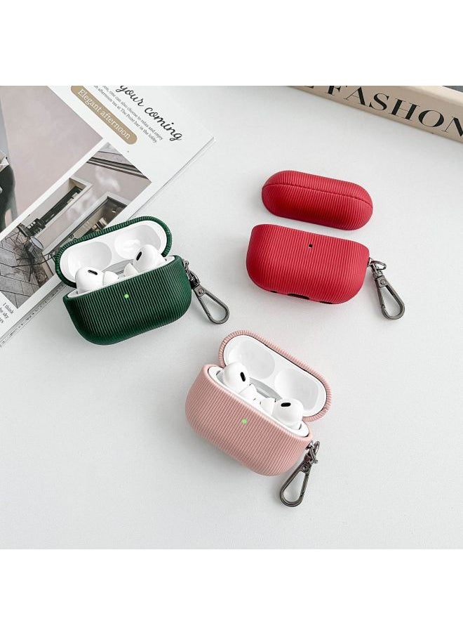 Generic - Handwoven For Apple Bluetooth Earphone Protective Case Suitable For Airpodspro2 Wireless 3rd Generation Headphone Covers-Color:Red-Applicable Model:Airpods Pro [2019]] - Image 1