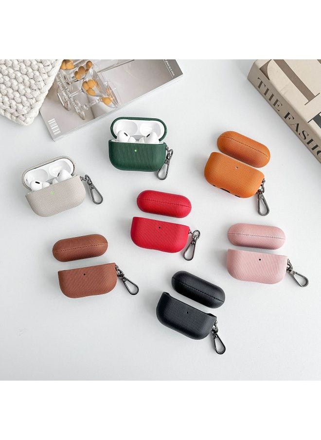 Generic - Handwoven For Apple Bluetooth Earphone Protective Case Suitable For Airpodspro2 Wireless 3rd Generation Headphone Covers-Color:Red-Applicable Model:Airpods Pro [2019]] - Image 1