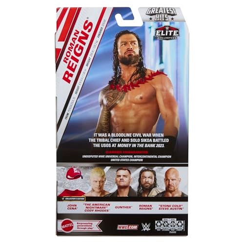 WWE Roman Reigns Elite Greatest Hits 8 Toy Wrestling Action Figure - Image 3